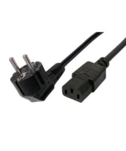 Cable Alimentación 3GO CPOWER/ CEE (7-7) Macho - C13 Hembra/ 2m/ Negro