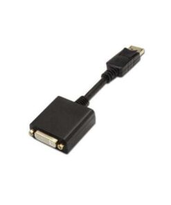Cable Conversor Aisens A125-0133/ DisplayPort Macho - DVI Hembra/ 15cm/ Negro