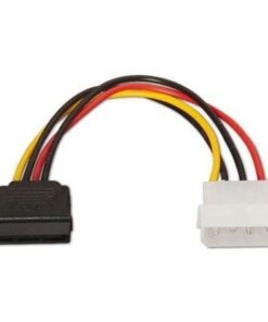 Cable Alimentación SATA Aisens A131-0158/ Molex 4 PIN Macho - SATA Hembra/ Hasta 54W/ 16cm