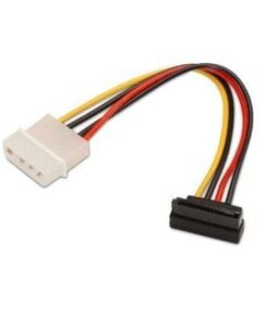 Cable Alimentación SATA Aisens A131-0160/ Molex 4 PIN Macho - SATA Hembra/ Hasta 54W/ 16cm