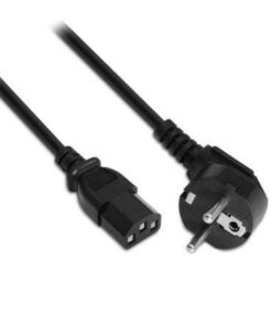 Cable Alimentación Aisens A132-0167/ CEE(7-7) Macho - C13 Hembra/ Hasta 1500W/ 1.5m/ Negro