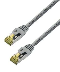 Cable de Red RJ45 SFTP Aisens A146-0338 Cat.7/ 10m/ Gris