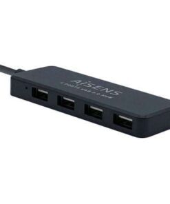 Hub USB 2.0 Aisens A104-0402/ 4xUSB