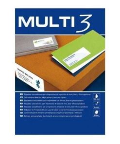 Etiquetas Adhesivas Apli Multi3/ 210 x 297mm/ 100 Hojas