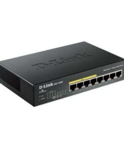 Switch D-Link DGS-1008P 8 Puertos/ RJ-45 Gigabit 10/100/1000/ PoE