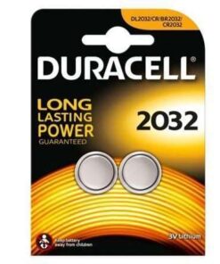 Pack de 2 Pilas de Botón Duracell DL2032/ 3V