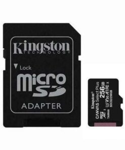 Tarjeta de Memoria Kingston CANVAS Select Plus 256GB microSD XC con Adaptador/ Clase 10/ 100MBs