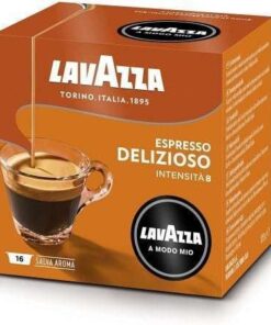 Cápsula Lavazza Deliziosamente para cafeteras A Modo Mio/ Caja de 16