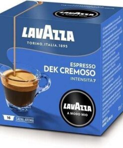 Cápsula Lavazza Cremosamente Dek para cafeteras A Modo Mio/ Caja 16