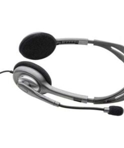 Auriculares Logitech H110/ con Micrófono/ Jack 3.5/ Plateados