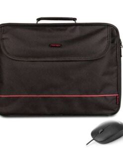 Maletín + Ratón Monray Bureau Kit para Portátiles hasta 16"/ Negro