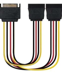 Adaptador de Alimentación Nanocable 10.19.0104/ SATA Macho - 2x SATA Hembra/ 30cm