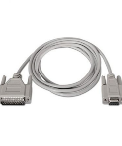 Cable Serie NULL Modem Nanocable 10.14.0802/ DB9 Hembra - DB25 Macho/ 1.8m/ Beige