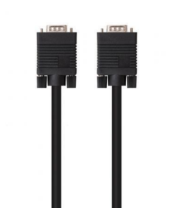 Cable SVGA Nanocable 10.15.1302/ VGA Macho - VGA Macho/ 1.8m/ Negro
