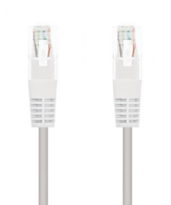Cable de Red RJ45 UTP Nanocable 10.20.0110-W Cat.5/ 10m/ Blanco