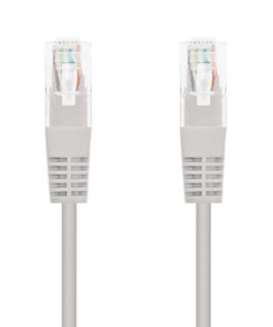 Cable de Red RJ45 UTP Nanocable 10.20.0401 Cat.6/ 1m/ Gris