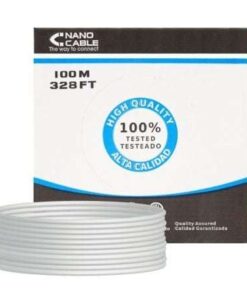 Bobina de Cable RJ45 FTP Nanocable 10.20.0902 Cat.6/ 100m/ Gris