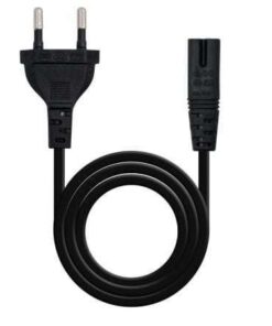 Cable Alimentación Forma 8 Nanocable 10.22.0402/ CEE7/16 Macho - C7 Hembra/ 1.5m/ Negro