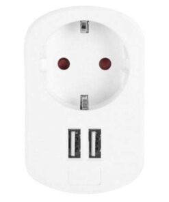 Enchufe Orbegozo EN 1200/ 1 Toma Schuko/ 2 Tomas USB