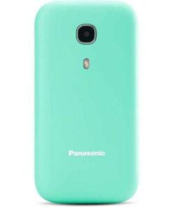 Teléfono Móvil Panasonic KX-TU400EXC para Personas Mayores/ Turquesa