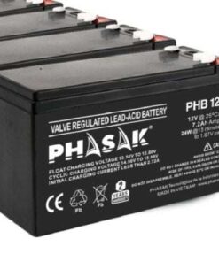 Batería Phasak PHB 1207 compatible con SAI/UPS PHASAK según especificaciones
