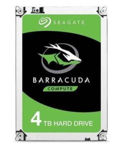 Disco Duro Seagate BarraCuda 4TB/ 3.5"/ SATA III/ 256MB