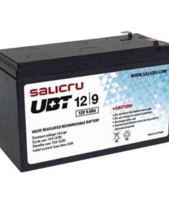 Batería Salicru UBT 12/9 compatible con SAI Salicru según especificaciones