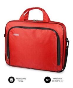 Maletín Subblim Oxford para Portátiles hasta 16"/ Rojo