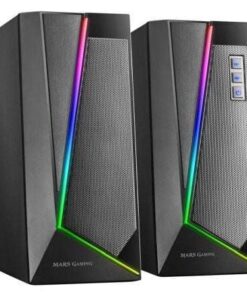 Altavoces con Bluetooth Mars Gaming MS7/ 20W/ 2.0/ Negros