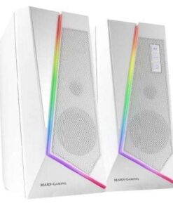 Altavoces con Bluetooth Mars Gaming MS7/ 20W/ 2.0/ Blancos