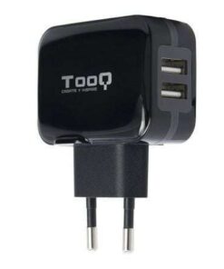 Cargador de Pared TooQ TQWC-1S02/ 2xUSB/ 17W
