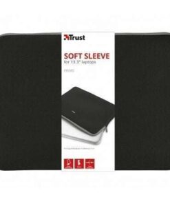 Funda Trust Primo Soft Sleeve para Portátiles hasta 13.3"/ Negra