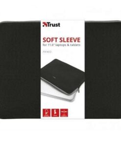 Funda Trust Primo Soft Sleeve para Portátiles/ Tablets hasta 11.6"/ Negra