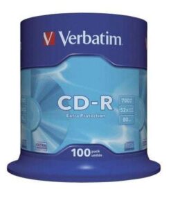 CD-R Verbatim Datalife 52X/ Tarrina-100uds