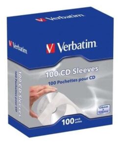 Fundas CD-R Verbatim Sleeves/ Caja-100uds