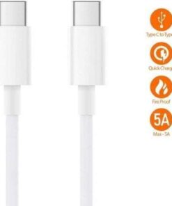 Cable USB 2.0 Tipo C Xiaomi SJV4108GL/ USB Tipo-C Macho - USB Tipo-C Macho/ 1.5m/ Blanco