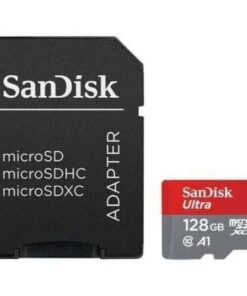 Tarjeta de Memoria SanDisk Ultra 128GB microSD XC con Adaptador/ Clase 10/ 140MBs