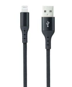 Cable USB 2.0 Lightning Nanocable 10.10.0401-COBK/ USB Macho - Lightning Macho/ 1m/ Negro