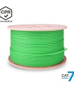 Bobina de Cable RJ45 SFTP AWG23 LSZH CPR Cca Aisens A146-0668 Cat.7/ 500m/ Verde