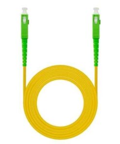 Cable de Fibra Óptica G657A2 Nanocable 10.20.0000-100/ LSZH/ 100m/ Amarillo