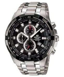 Reloj Analógico Casio Edifice Classic EF-539D-1AVEF/ 53mm/ Plata y Negro