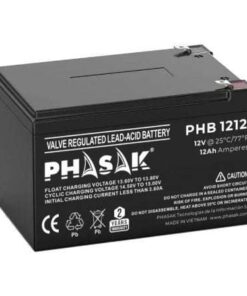 Batería Phasak PHB 1212 compatible con SAI/UPS PHASAK según especificaciones