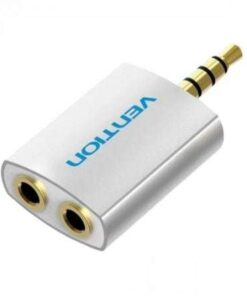 Adaptador Audio Vention BDAW0/ Jack 3.5 Macho - 2x Jack 3.5 Hembra/ Blanco