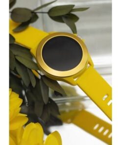 Smartwatch Forever Colorum CW-300/ Notificaciones/ Frecuencia Cardíaca/ Amarillo