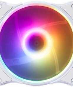 Ventilador Hiditec N18 ARGB/ 12cm/ Blanco