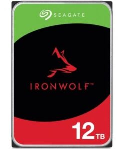 Disco Duro Seagate IronWolf NAS ST12000VN0008 12TB/ 3.5"/ SATA III/ 256MB