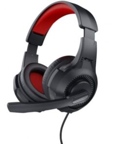 Auriculares Gaming con Micrófono Trust Gaming 24785/ Jack 3.5/ Rojos y Negros