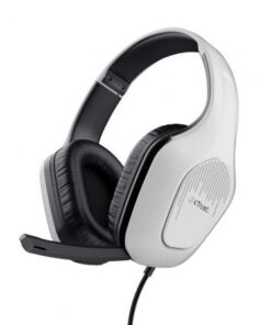 Auriculares Gaming con Micrófono Trust Gaming GXT 415 Zirox PS5/ Jack 3.5/ Blancos