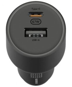 Cargador de Coche Xiaomi 67W USB-A Tipo-C/ 1xUSB-A/ 1xUSB Tipo-C/ 2A/ 6A
