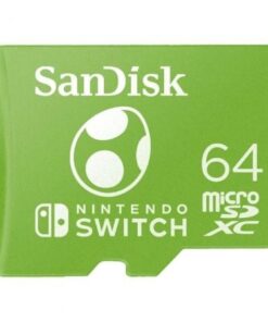 Tarjeta de Memoria SanDisk Nintendo Switch 64GB microSD XC UHS-I/ Clase 10/ 100MBs